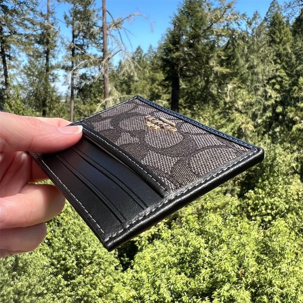 Coach charcoal gold